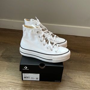 Brand new platform high top converse